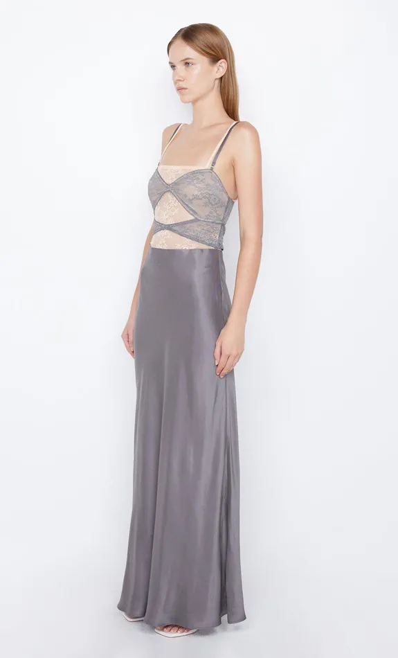 Bec Bridge Event Wear Dresses AMORAS CUT OUT DRESS Greypeach 8211 Women