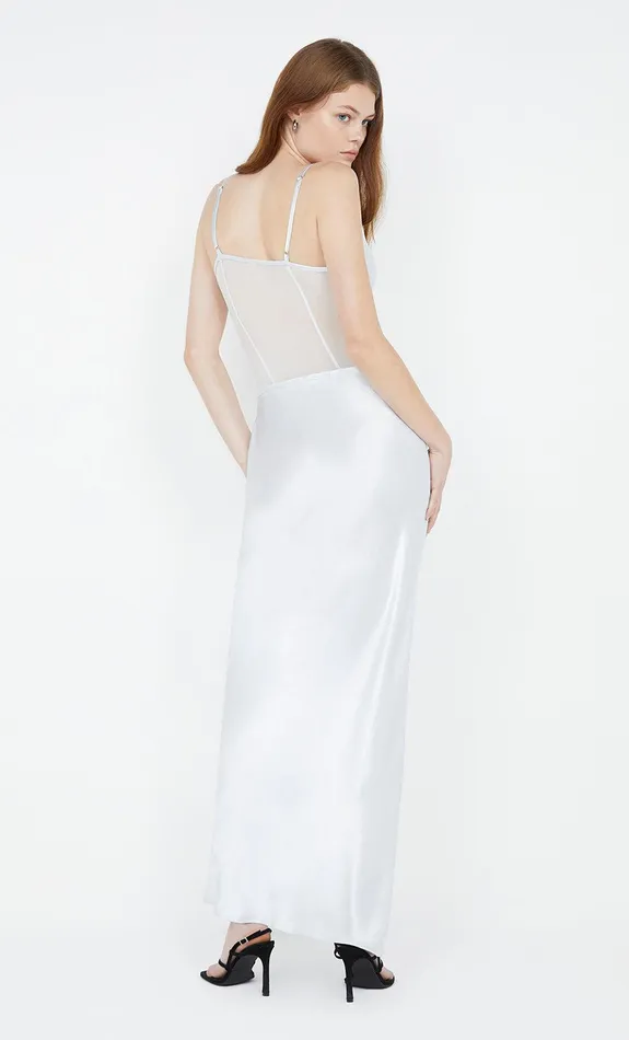 Bec Bridge Event Wear Dresses AYALA MAXI DRESS Silver Blue 8211 Women