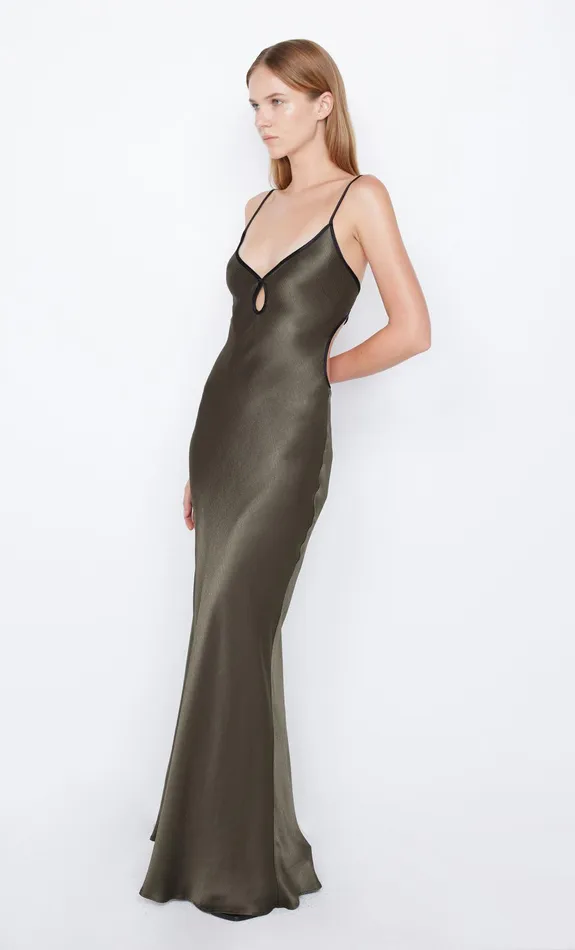 Bec Bridge Event Wear Dresses CEDAR CITY MAXI DRESS Dark Willowblack 8211 Women