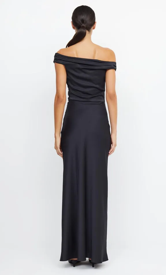 Bec Bridge Event Wear Dresses ETERNITY OFF SHOULDER MAXI Black 8211 Women