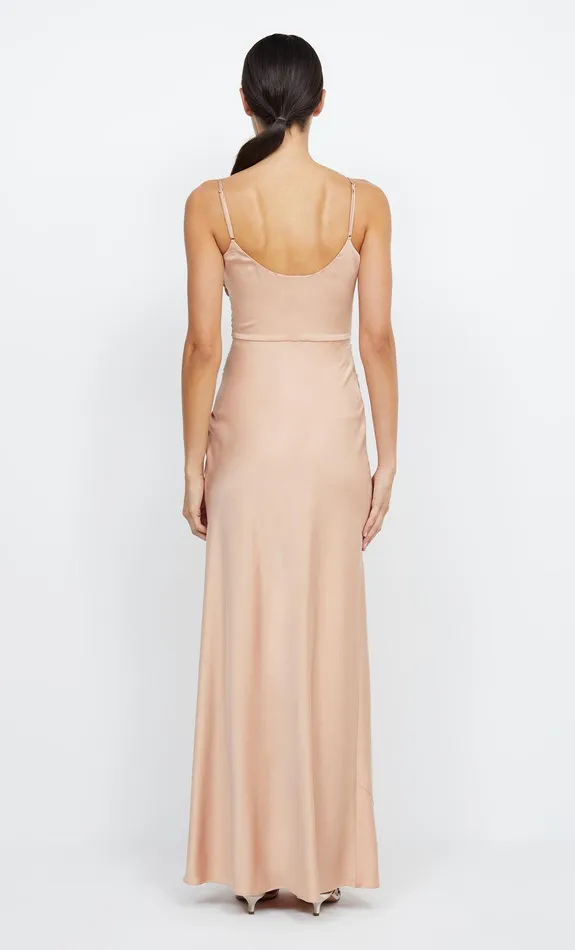 Bec Bridge Event Wear Dresses ETERNITY SCOOP MAXI DRESS Rose Gold 8211 Women