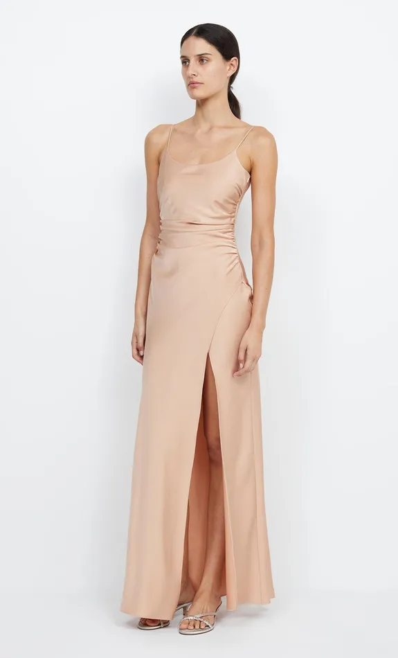 Bec Bridge Event Wear Dresses ETERNITY SCOOP MAXI DRESS Rose Gold 8211 Women