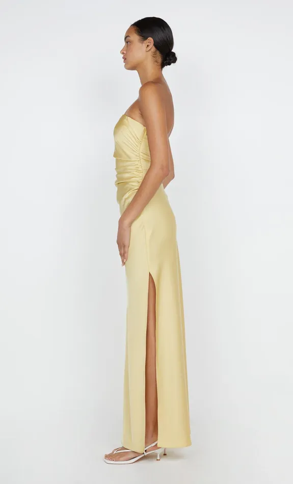 Bec Bridge Event Wear Dresses ETERNITY STRAPLESS MAXI DRESS Citrus 8211 Women