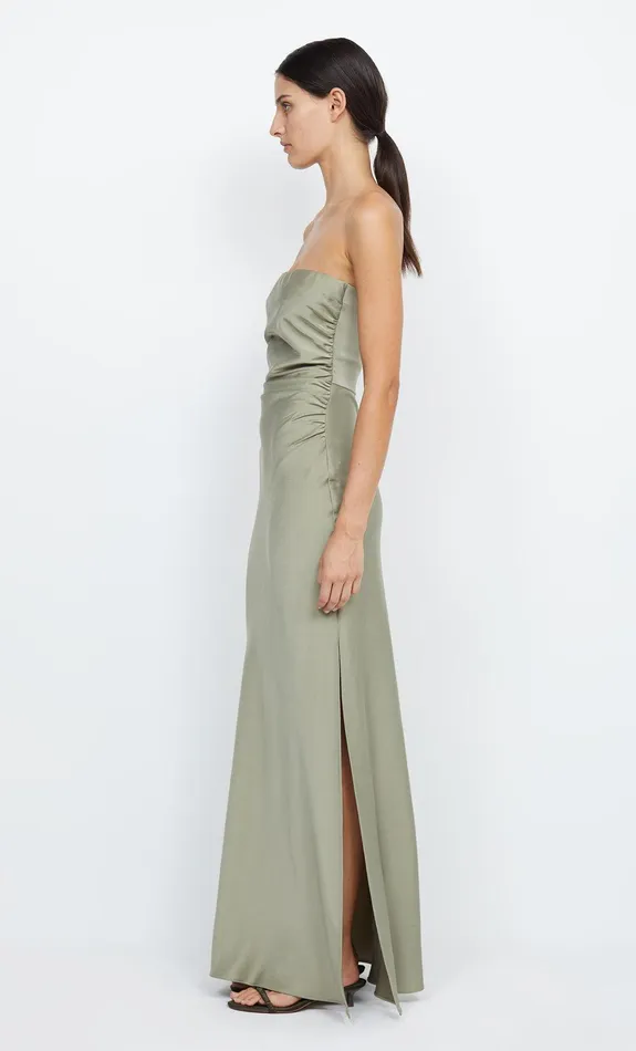 Bec Bridge Event Wear Dresses ETERNITY STRAPLESS MAXI Sage 8211 Women