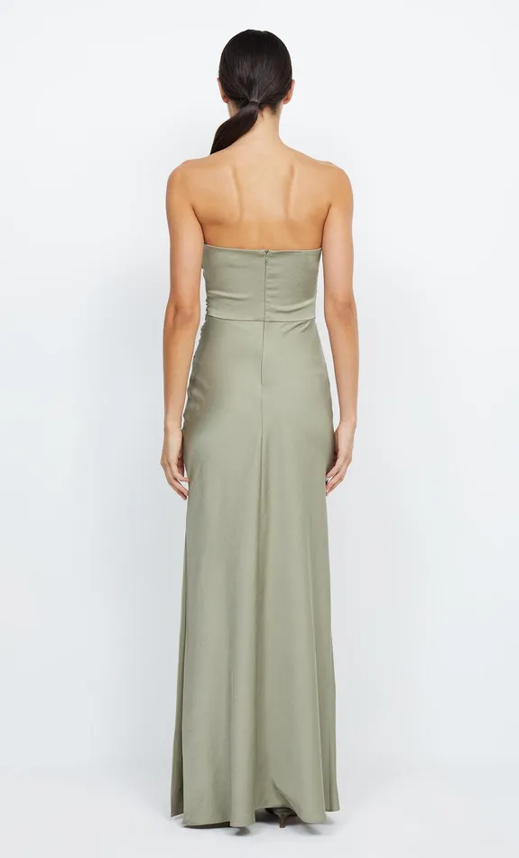 Bec Bridge Event Wear Dresses ETERNITY STRAPLESS MAXI Sage 8211 Women