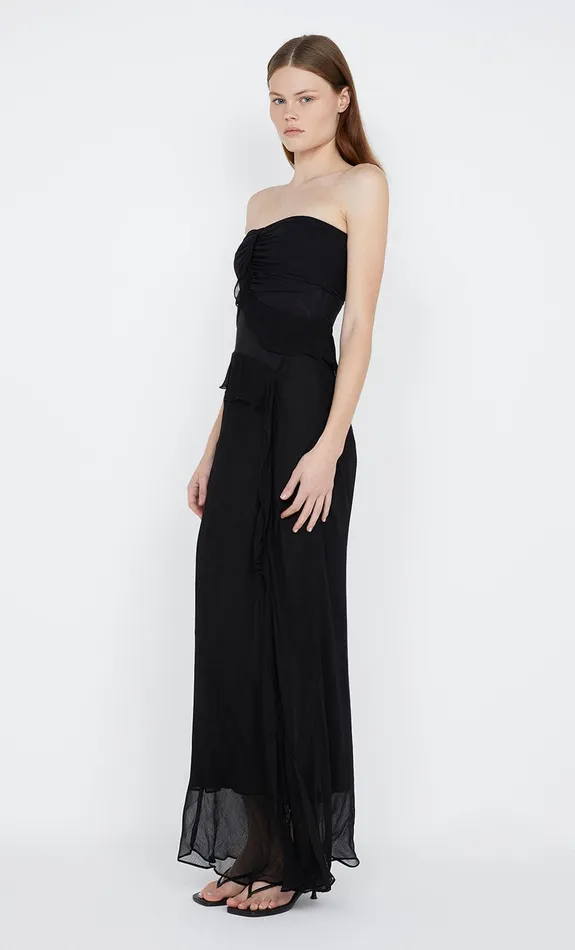 Bec Bridge Event Wear Dresses MARESCA STRAPLESS DRESS Black 8211 Women