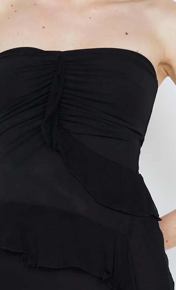 Bec Bridge Event Wear Dresses MARESCA STRAPLESS DRESS Black 8211 Women