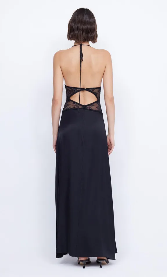 Bec Bridge Event Wear Dresses SANTAL HALTER MAXI DRESS Black 8211 Women