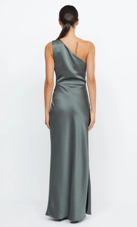 Bec Bridge Event Wear Dresses THE DREAMER ASYM DRESS Dark Willow 8211 Women