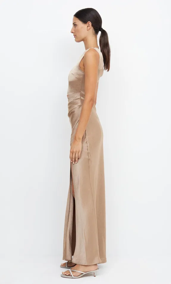Bec Bridge Event Wear Dresses THE DREAMER ASYM DRESS Golden 8211 Women