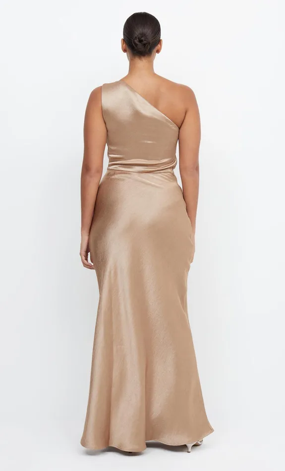 Bec Bridge Event Wear Dresses THE DREAMER ASYM DRESS Golden 8211 Women