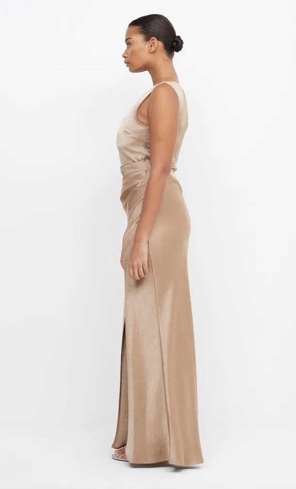 Bec Bridge Event Wear Dresses THE DREAMER ASYM DRESS Golden 8211 Women