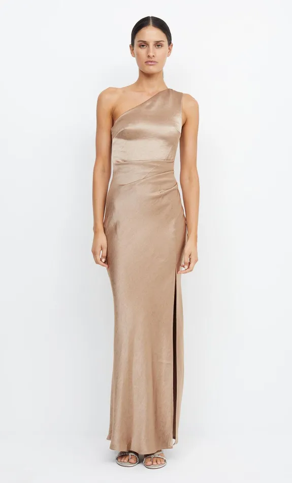 Bec Bridge Event Wear Dresses THE DREAMER ASYM DRESS Golden 8211 Women