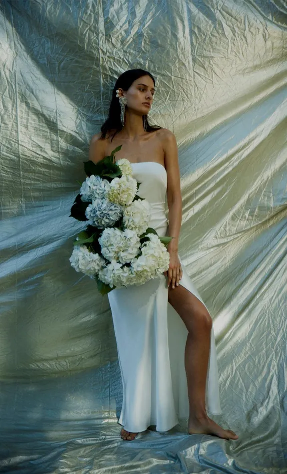 Bec Bridge Event Wear Dresses THE DREAMER STRAPLESS DRESS Ivory 8211 Women
