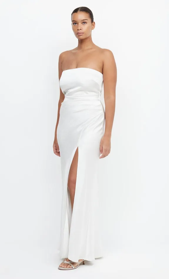 Bec Bridge Event Wear Dresses THE DREAMER STRAPLESS DRESS Ivory 8211 Women
