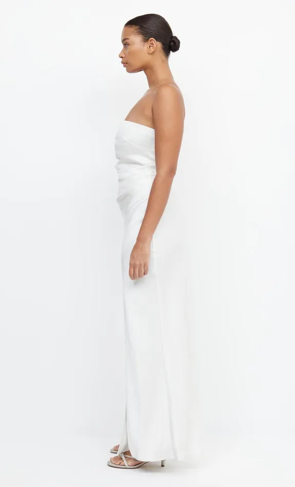 Bec Bridge Event Wear Dresses THE DREAMER STRAPLESS DRESS Ivory 8211 Women