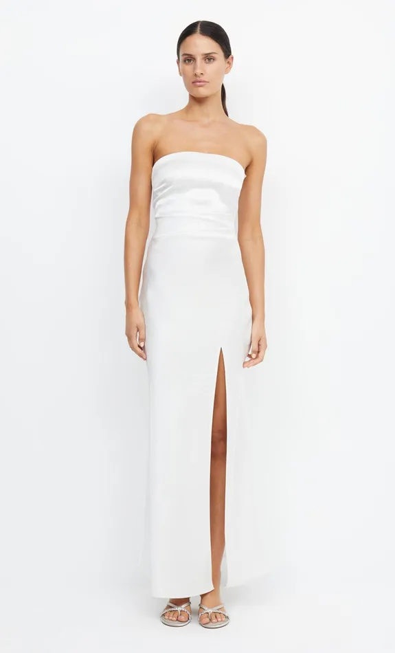 Bec Bridge Event Wear Dresses THE DREAMER STRAPLESS DRESS Ivory 8211 Women