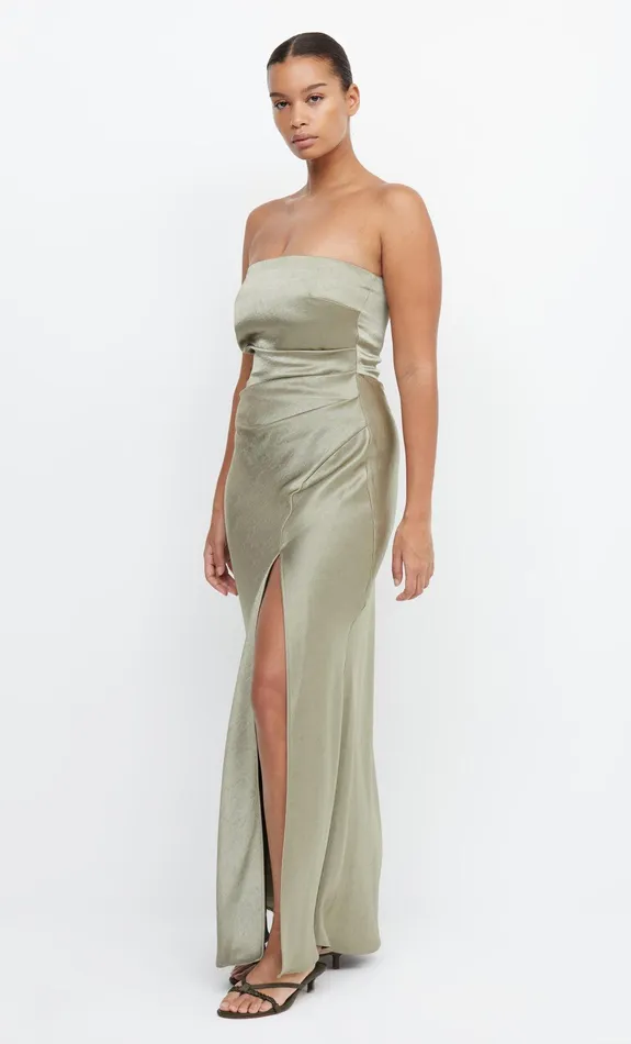 Bec Bridge Event Wear Dresses THE DREAMER STRAPLESS DRESS Sage 8211 Women