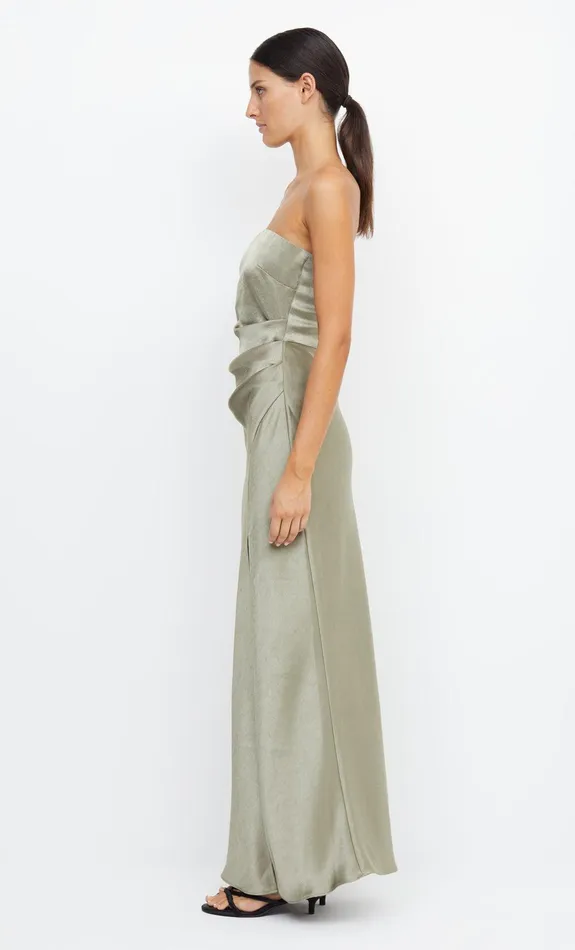 Bec Bridge Event Wear Dresses THE DREAMER STRAPLESS DRESS Sage 8211 Women