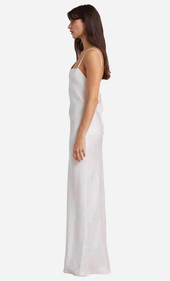 Bec Bridge Event Wear Dresses THE DREAMER TIE DRESS Ivory 8211 Women
