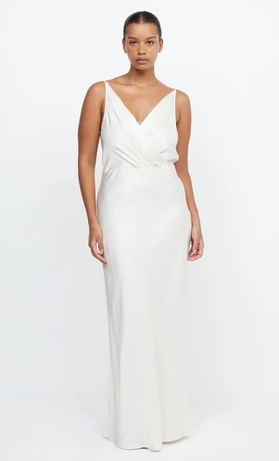 Bec Bridge Maxi Dresses ADORE V MAXI DRESS Cream 8211 Women