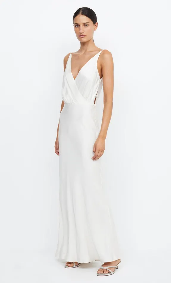 Bec Bridge Maxi Dresses ADORE V MAXI DRESS Cream 8211 Women