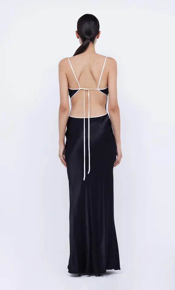 Bec Bridge Maxi Dresses CEDAR CITY MAXI DRESS Blackivory 8211 Women