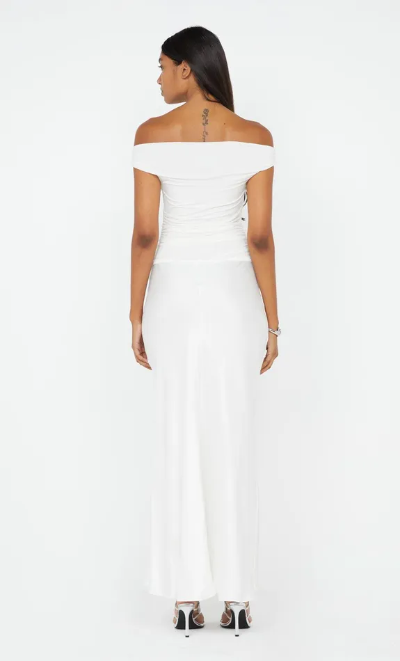 Bec Bridge Maxi Dresses ELEAH OFF SHOULDER DRESS White 8211 Women