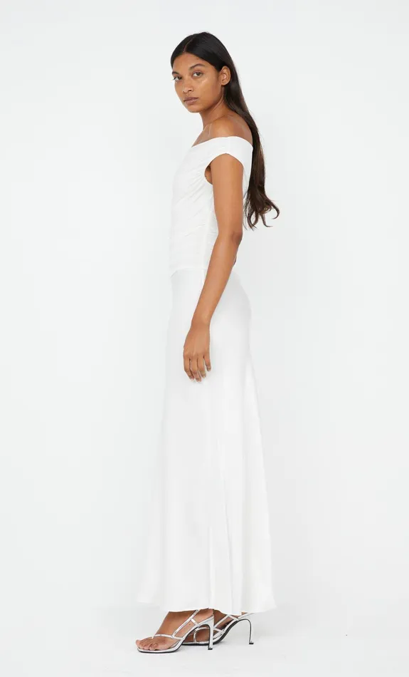 Bec Bridge Maxi Dresses ELEAH OFF SHOULDER DRESS White 8211 Women