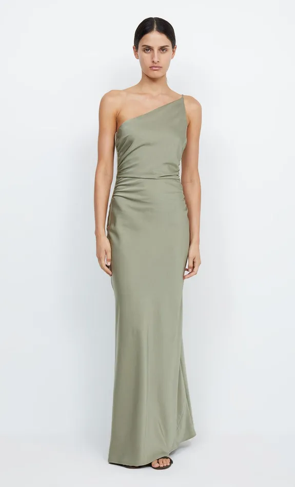 Bec Bridge Maxi Dresses ETERNITY ASYM MAXI DRESS Sage 8211 Women
