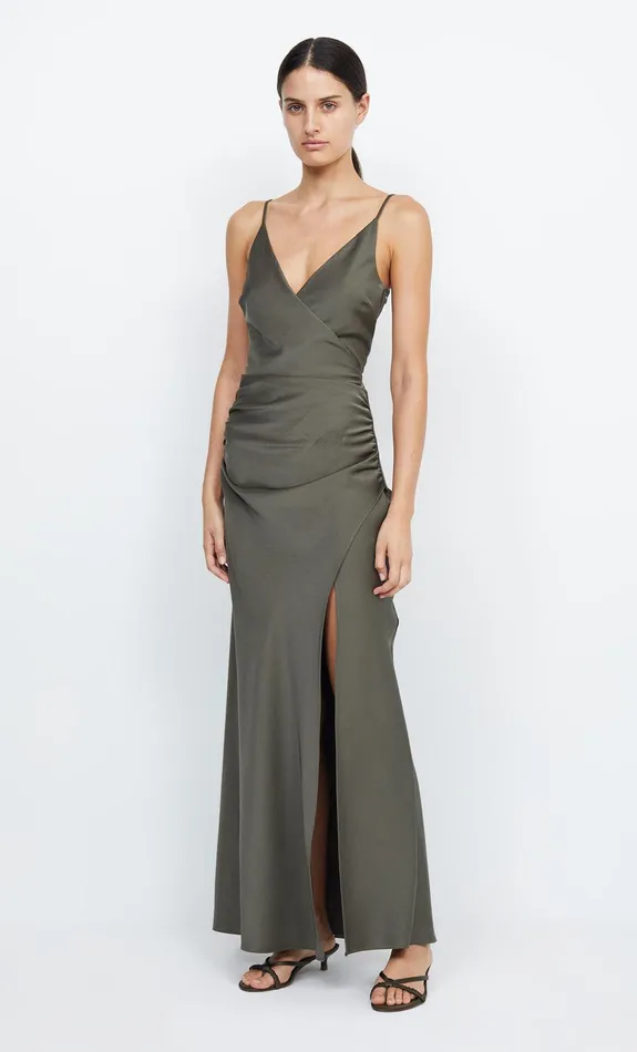 Bec Bridge Maxi Dresses ETERNITY V MAXI DRESS Dark Willow 8211 Women