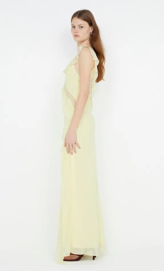 Bec Bridge Maxi Dresses KNOX MAXI DRESS Ice Yellow 8211 Women