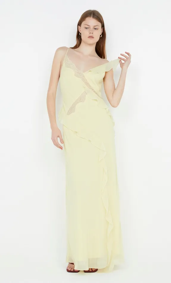 Bec Bridge Maxi Dresses KNOX MAXI DRESS Ice Yellow 8211 Women