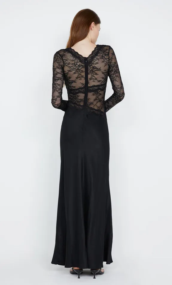 Bec Bridge Maxi Dresses LOANI LONG SLEEVE MAXI DRESS Black 8211 Women