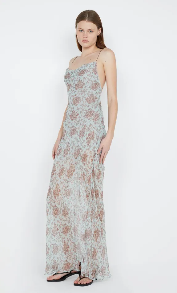 Bec Bridge Maxi Dresses LYLOU MAXI DRESS Juniper Floral 8211 Women