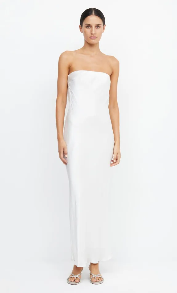 Bec Bridge Maxi Dresses MOON DANCE STRAPLESS DRESS Ivory 8211 Women