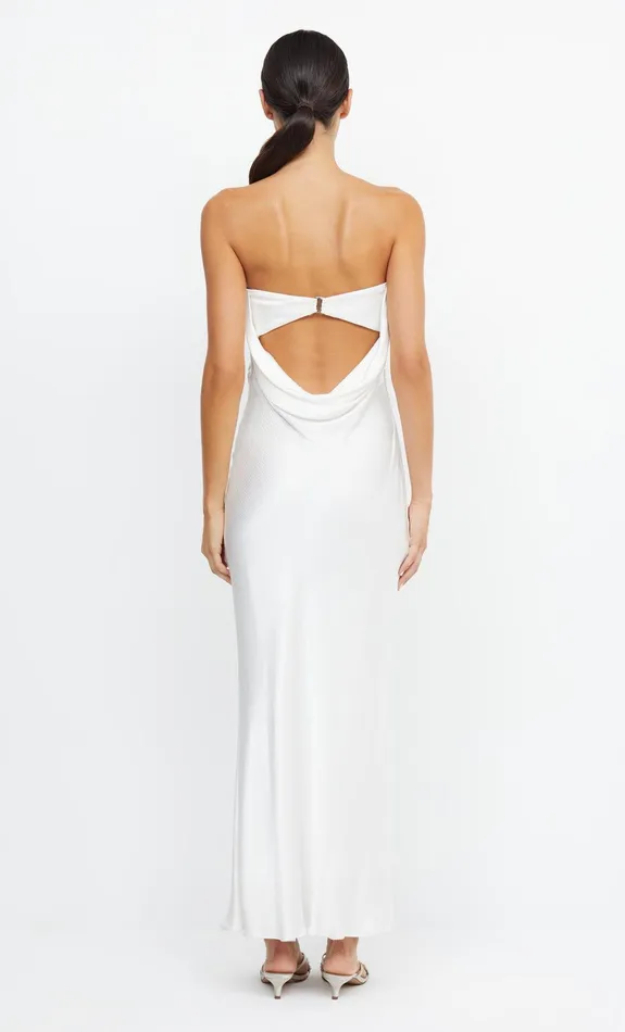 Bec Bridge Maxi Dresses MOON DANCE STRAPLESS DRESS Ivory 8211 Women