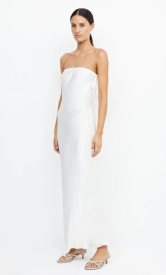 Bec Bridge Maxi Dresses MOON DANCE STRAPLESS DRESS Ivory 8211 Women