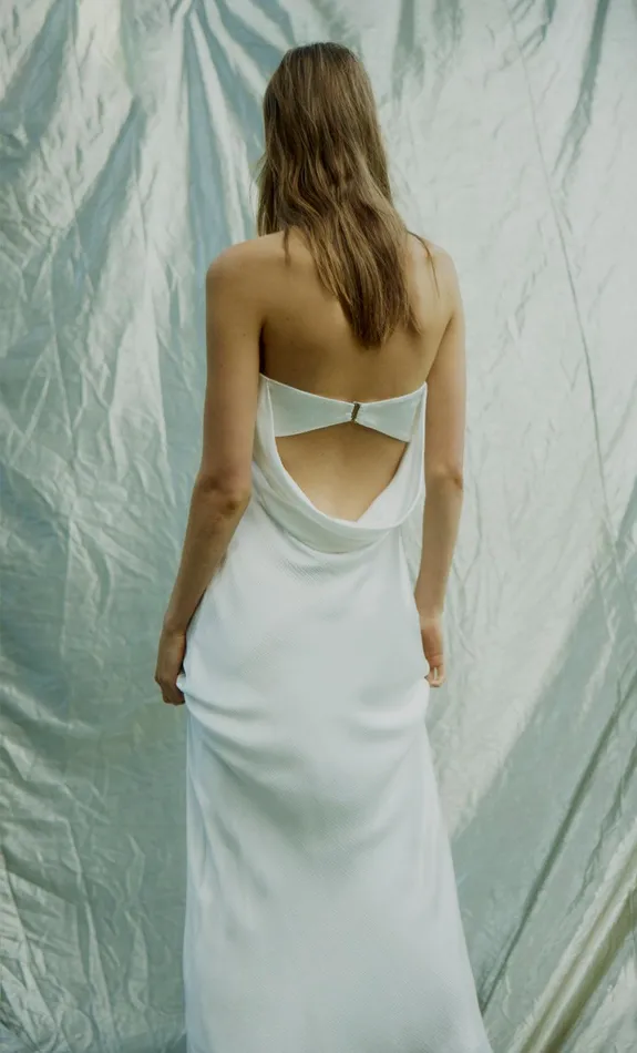 Bec Bridge Maxi Dresses MOON DANCE STRAPLESS DRESS Ivory 8211 Women