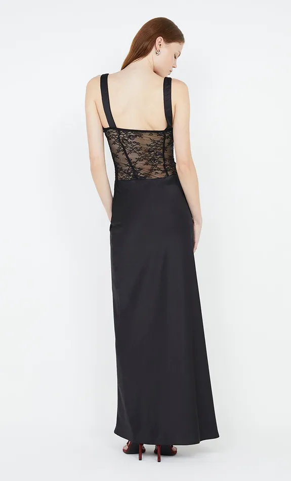 Bec Bridge Maxi Dresses OLIMPIA CORSET DRESS Black 8211 Women