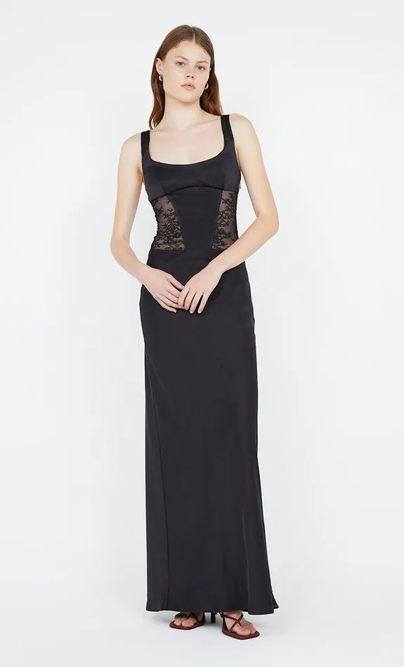 Bec Bridge Maxi Dresses OLIMPIA CORSET DRESS Black 8211 Women