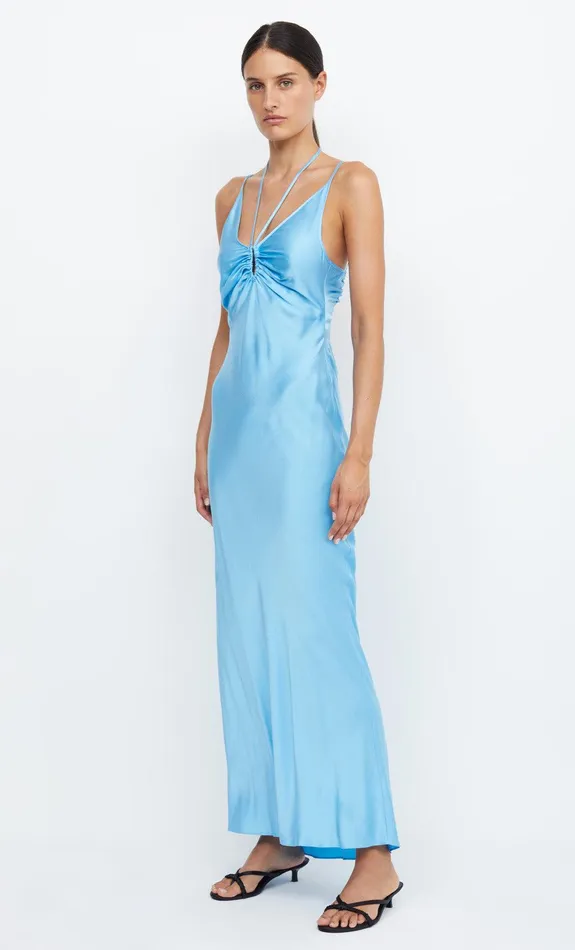 Bec Bridge Maxi Dresses QUINN MAXI DRESS Topaz Blue 8211 Women