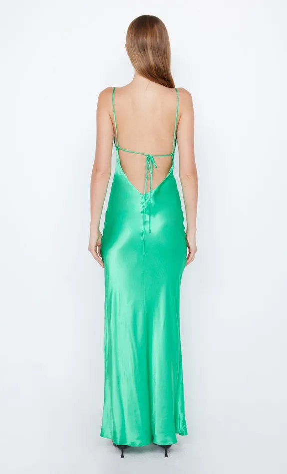 Bec Bridge Maxi Dresses REN SPLIT MAXI DRESS Emerald 8211 Women