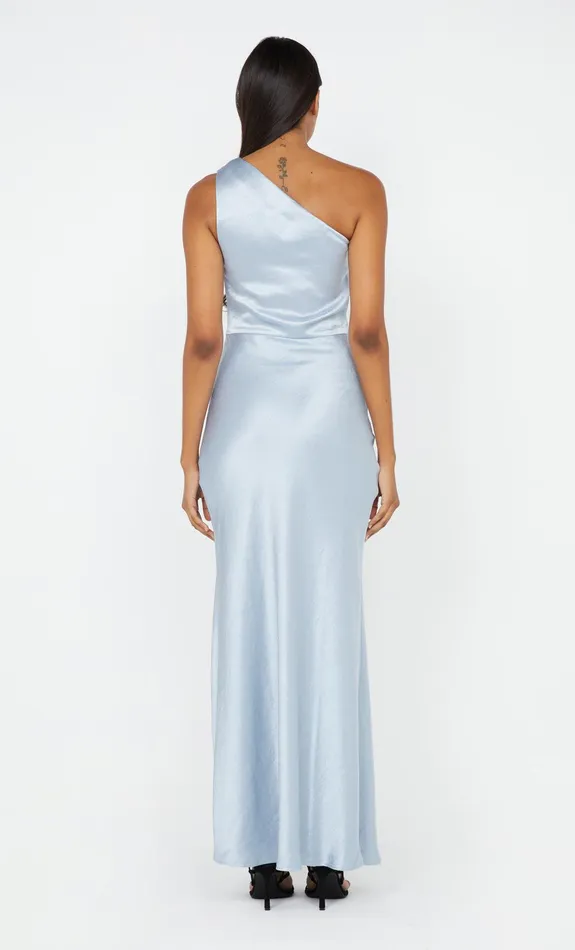 Bec Bridge Maxi Dresses THE DREAMER ASYM DRESS Dusty Blue 8211 Women