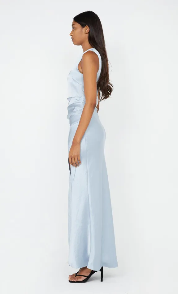 Bec Bridge Maxi Dresses THE DREAMER ASYM DRESS Dusty Blue 8211 Women