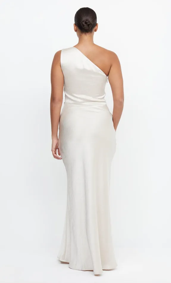 Bec Bridge Maxi Dresses THE DREAMER ASYM DRESS Sand 8211 Women