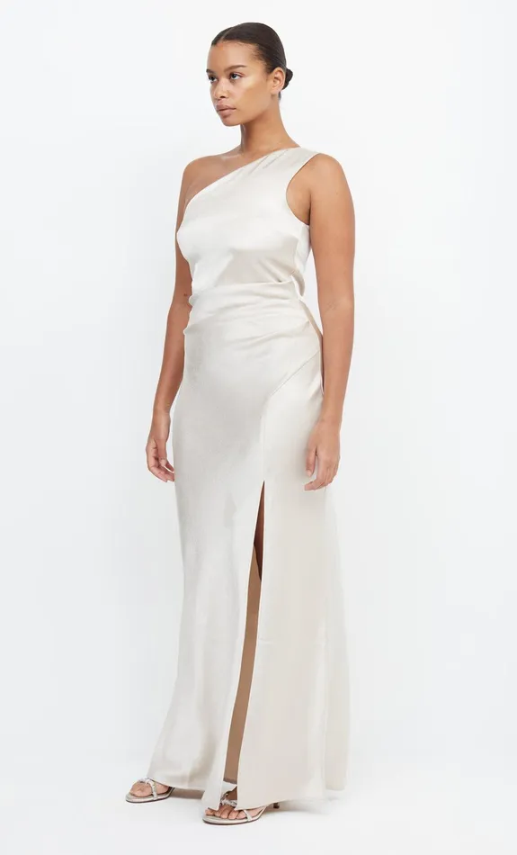 Bec Bridge Maxi Dresses THE DREAMER ASYM DRESS Sand 8211 Women
