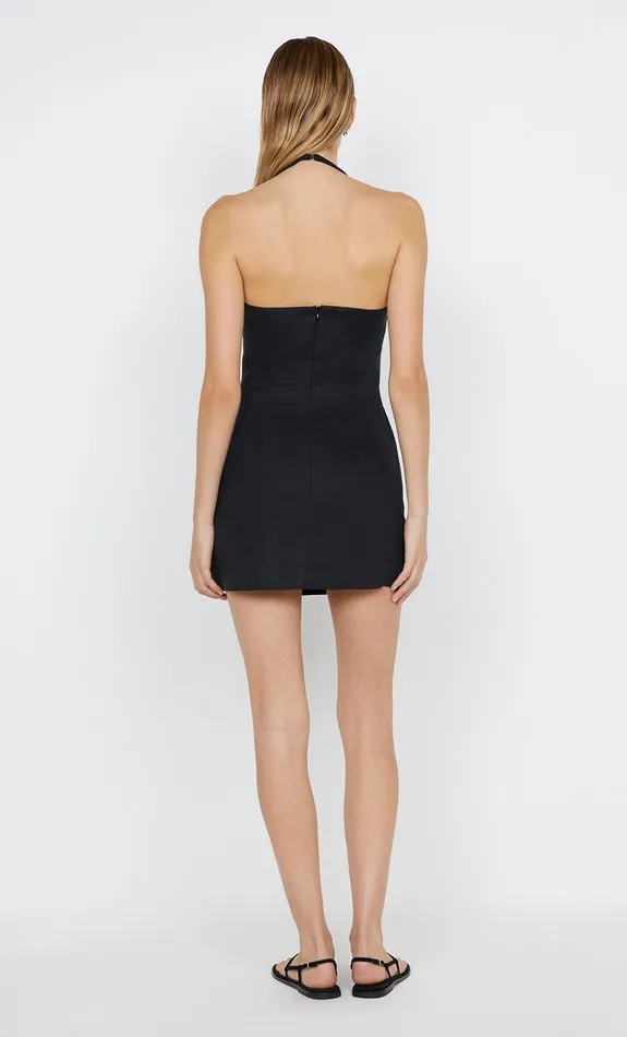 Bec Bridge Mini Dresses MARIANNA HALTER MINI DRESS Black 8211 Women