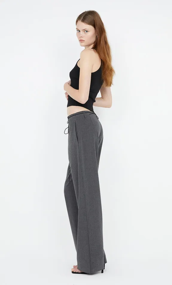 Bec Bridge Pants NAIDA STRAIGHT LEG PANT Charcoal 8211 Women