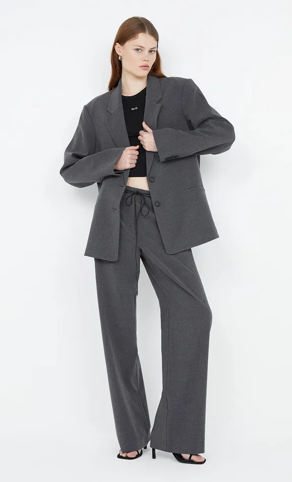 Bec Bridge Pants NAIDA STRAIGHT LEG PANT Charcoal 8211 Women